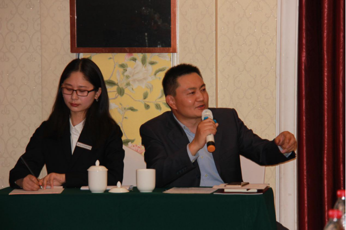 Manager Liu Ming Delivers a Speech